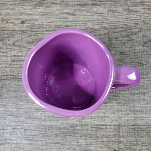 Rae‎ Dunn Artisan Collection Iridescent Purple Fortune Teller Halloween Mug - Picture 5 of 6